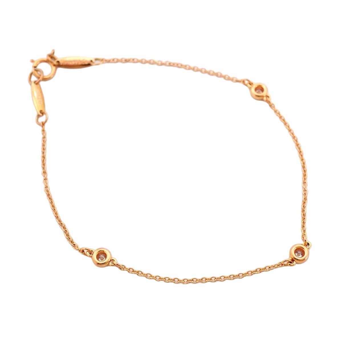 Tiffany & Co Bracelet by the Yard 18k Pink Gold Diamond — view 2