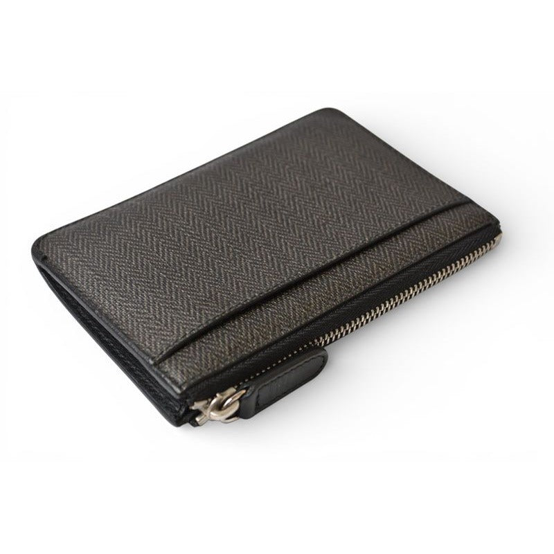 Bvlgari Coin Case Key Holder Pouch Chain Gray — view 10