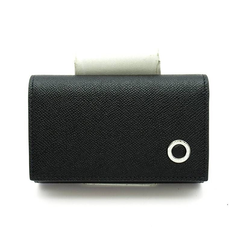 Bvlgari Man Key Holder Grain Calf Black