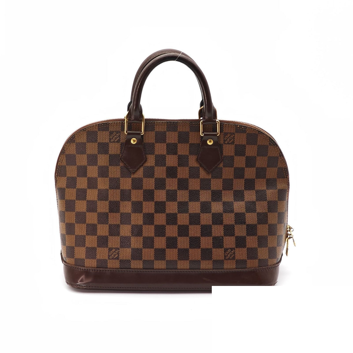 Louis Vuitton Damier Alma Bag Handbag Brown — view 3