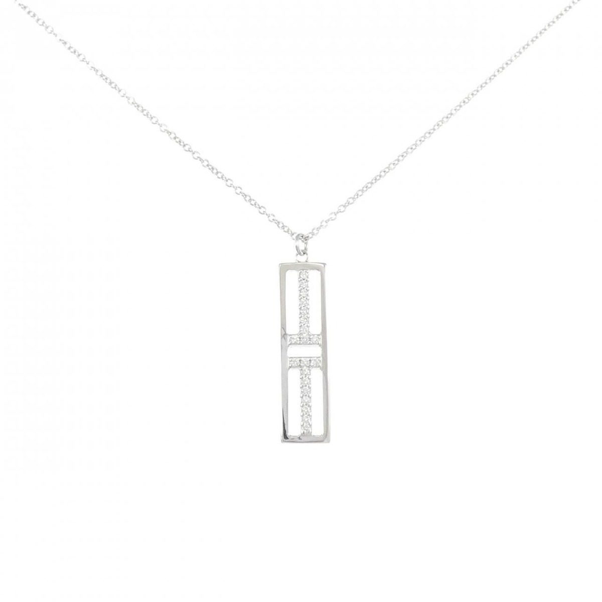 Tiffany & Co T-open Vertical Bar Necklace