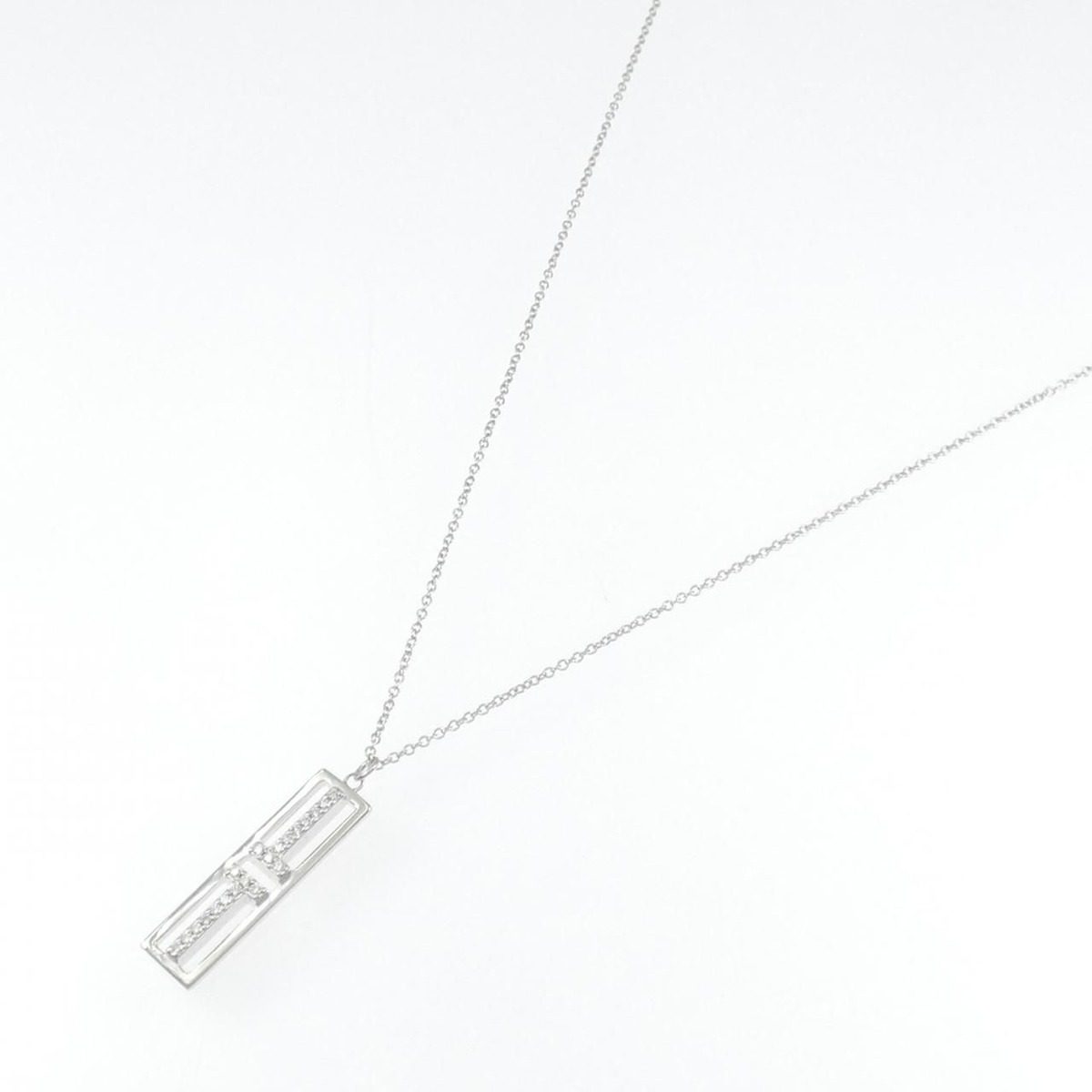 Tiffany & Co T-open Vertical Bar Necklace — view 2