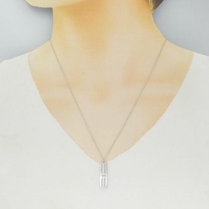 Tiffany & Co T-open Vertical Bar Necklace — view 6