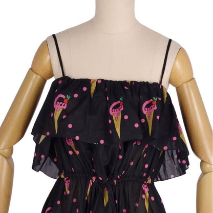 Gucci Dress Sleeveless Total Pattern Cotto — view 3
