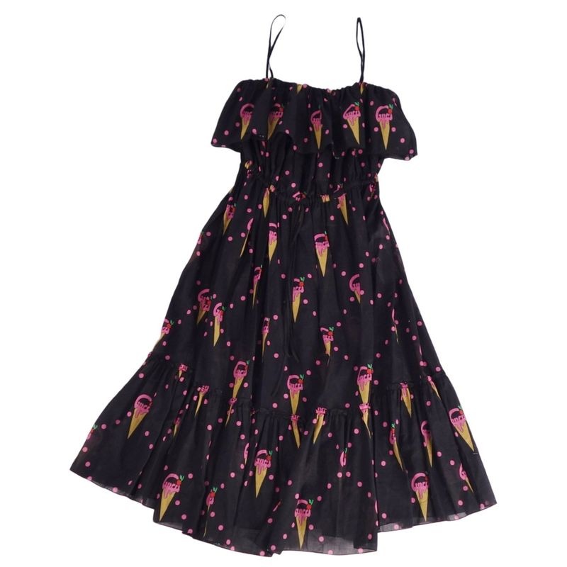 Gucci Dress Sleeveless Total Pattern Cotto