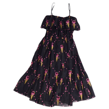 Gucci Dress Sleeveless Total Pattern Cotto