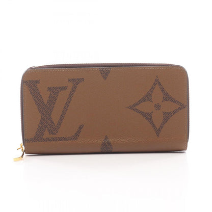 Louis Vuitton Round Wallet Zippy Canvas Leather