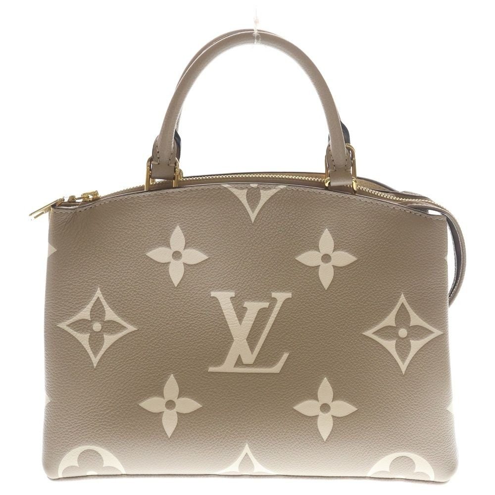 Louis Vuitton Monogram Empreinte Petit Palais PM Bicolor 2-Way Tote Shoulder