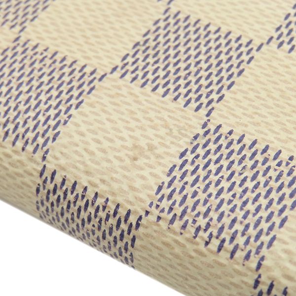 Louis Vuitton Coin Case Zippy Coin Purse Damier Azure Canvas Damier Azure Gold