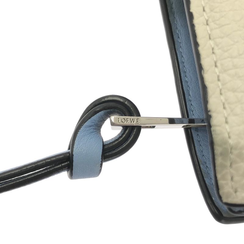 Loewe - SGC Compact ZIP Wallet Anagram Logo Leather Compact Wallet Purse - Off