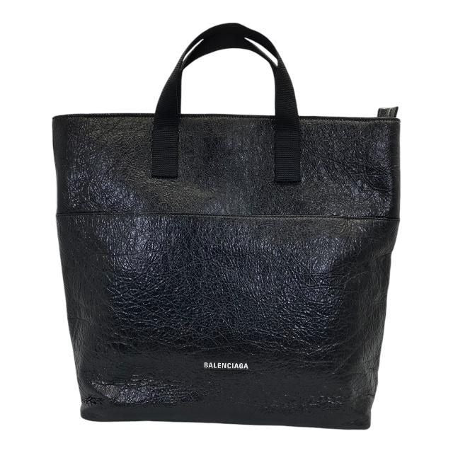 Balenciaga Explorer 2-Way Tote Handbag Shoulder Logo Leather
