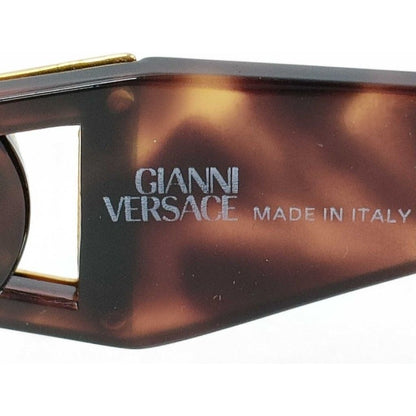 Versace Gianni Sunglasses Medusa M Brown Acetate Eyewear — view 6