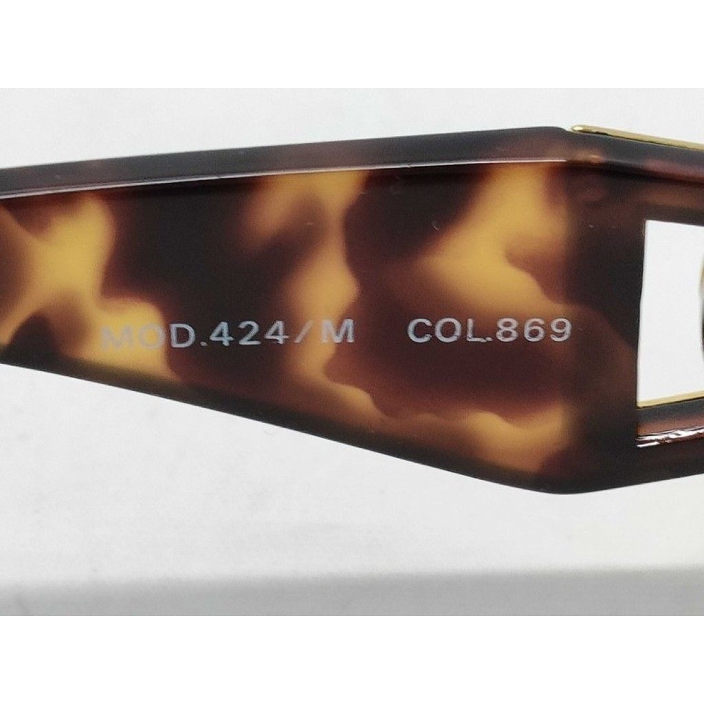 Versace Gianni Sunglasses Medusa M Brown Acetate Eyewear — view 7