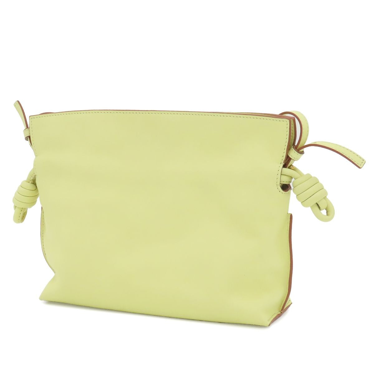 Loewe Flamenco Clutch Mini Pale Lime Calfskin 2-Way — view 2