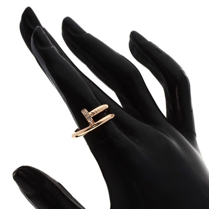 Cartier Juste Un Clou Diamond #49 Ring - 18K Pink Gold Ladies