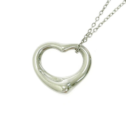 Tiffany & Co Tiffany & Co Silver Elsa Peretti Open Heart Necklace 2.8g 925