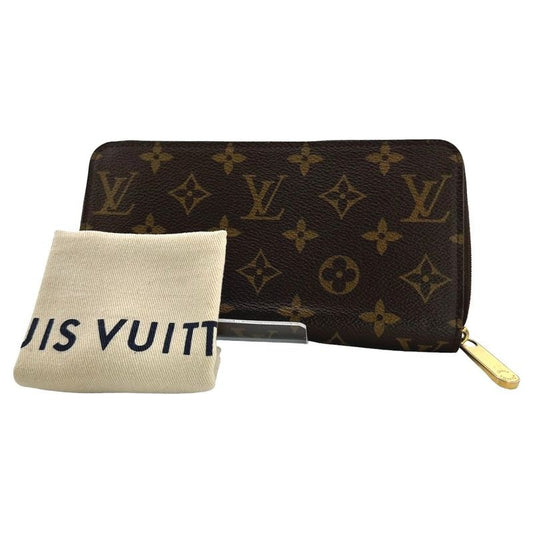 Louis Vuitton Monogram Round Zipper Zippy Wallet Long