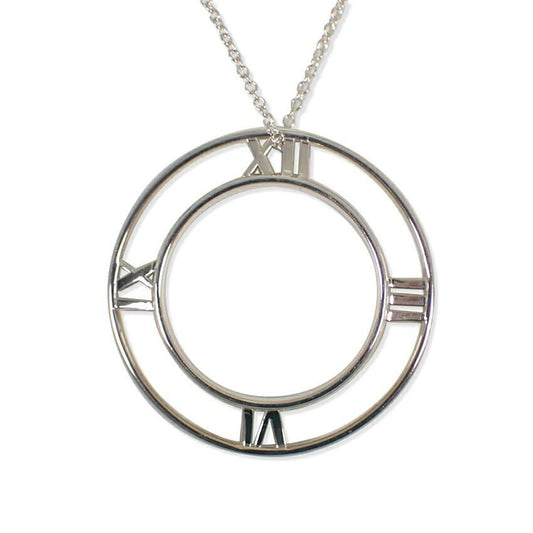 Tiffany & Co 925 Open Atlas Circle Pendant