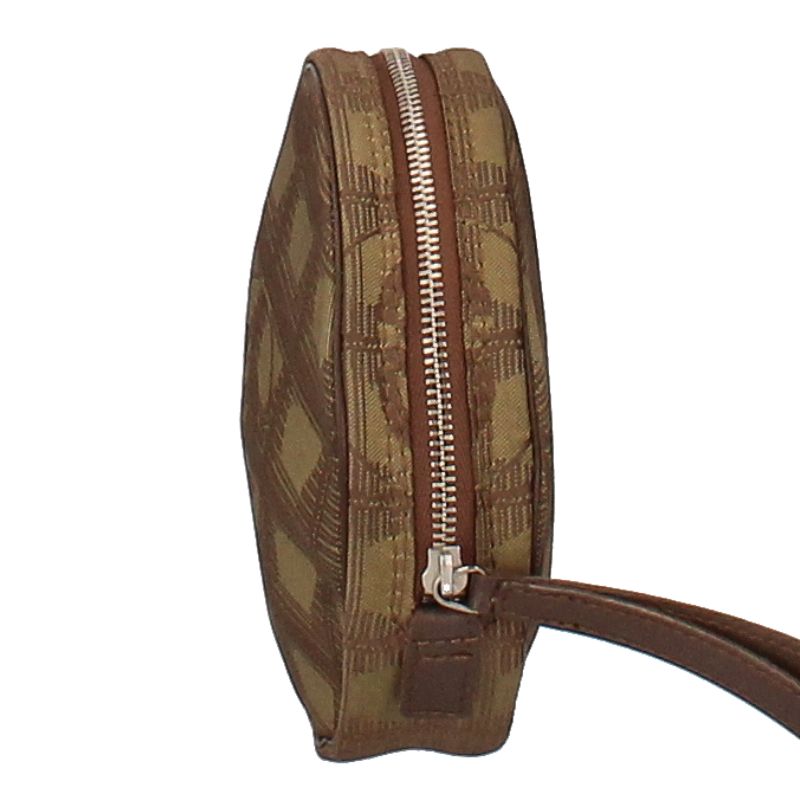 Chanel New Travel Line Hand Pouch A17682 Nylon Ladies Other Bag Khaki Brown