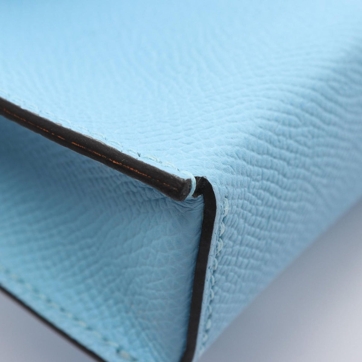 Hermes Shoulder Bag Nap to Go Celeste Leather Blue — view 6