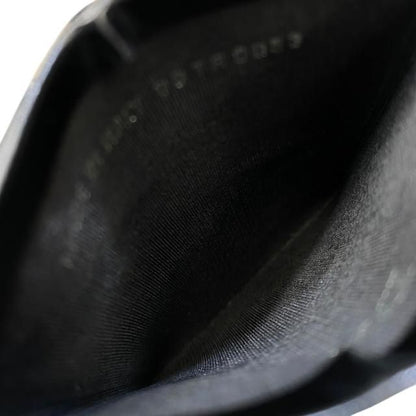 Christian DIOR Card Case Pass Case Compact Logo Leather Black
