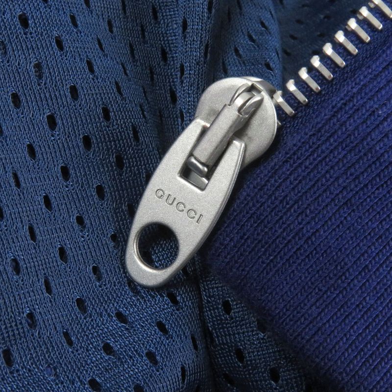 Gucci X The North Face 22SS 671462 Logo Print Hoodie Zip Hoodie Red Blue XXL