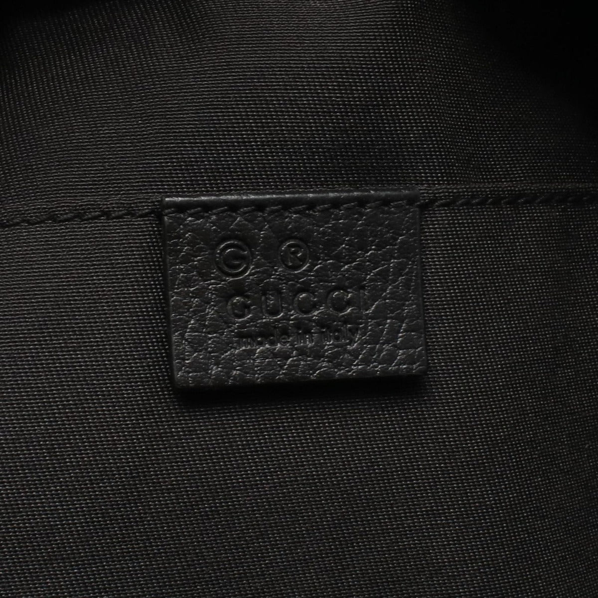 Gucci Waist Bag GG Pattern Black Nylon Leather — view 4
