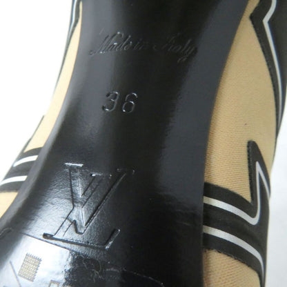 Louis Vuitton Swift Line LV Logo Hardware Tasseled Booties Multicolor 36 Women