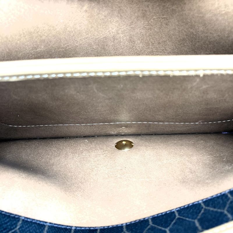 Dior Christian Dior Honeycomb Chain Shoulder Bag Brown Pvc/leather Women