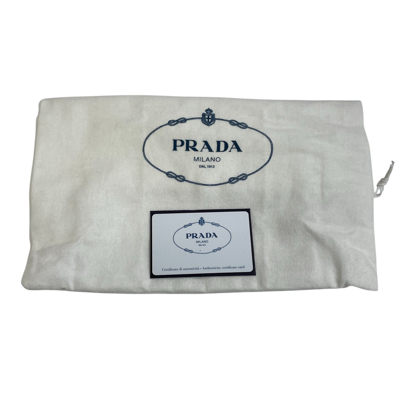 Prada Shoulder Bag 1bd045 Cahier Black A25-443