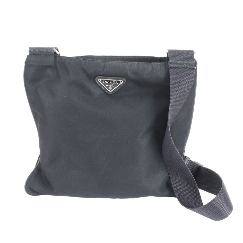 Prada Tessuto Nylon Triangle Logo Shoulder Bag Crossbody Messenger Business