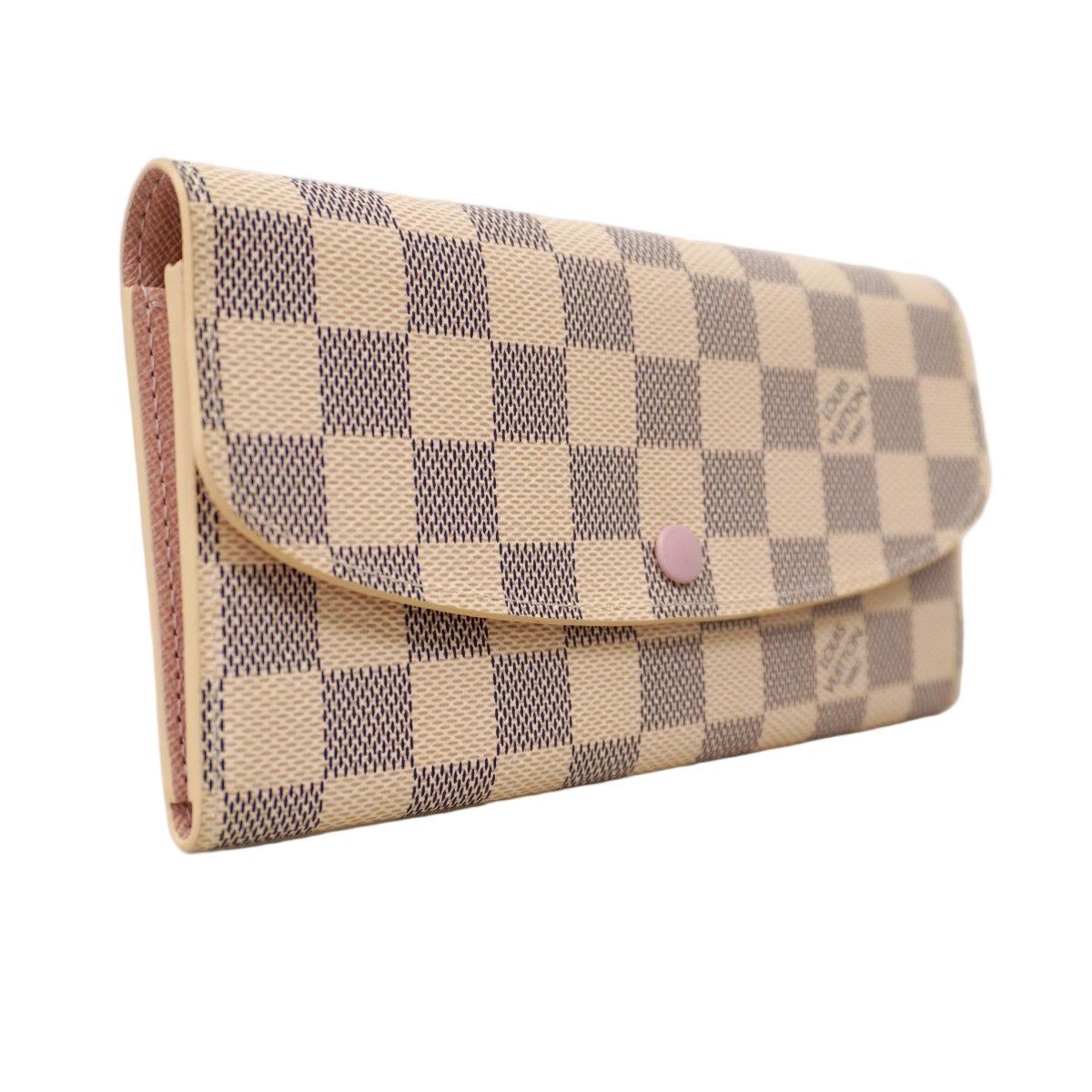 Louis Vuitton Wallet Damier Azur Portefeuille Emily Rose Velours — view 2