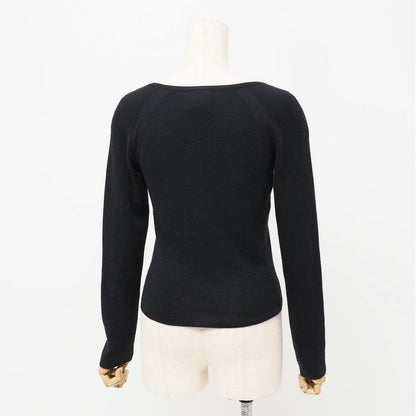 Chanel Vintage Sweater Size 38 Long Sleeve Knitted 99 A Cashmere Silk — view 2