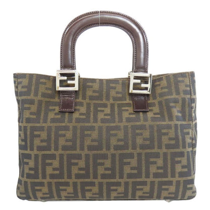 Fendi Zucca Pattern Tote Bag Canvas Women