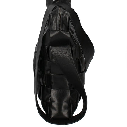 Bottega Veneta Maxi 2-Way Briefcase 629072 Intrecciato Men's Briefcase Black