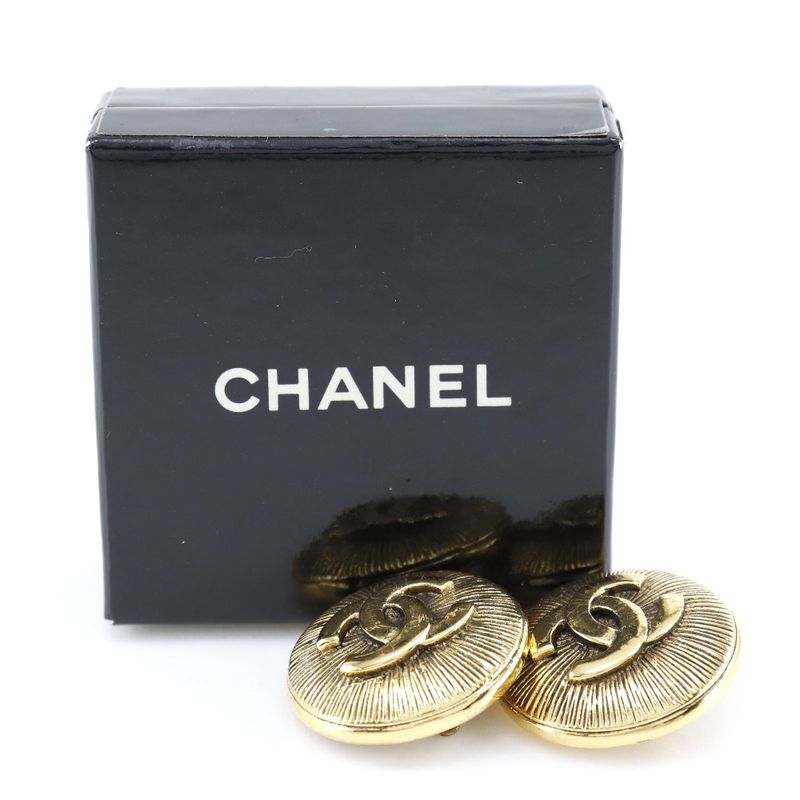 Chanel Coco Mark Gold Plated Ladies 30.0g Earring