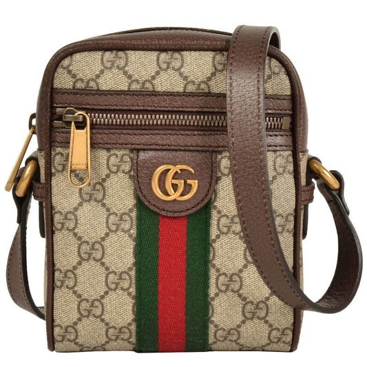 Gucci Ophidia Shoulder Bag GG Supreme Canvas 598127 Beige Women