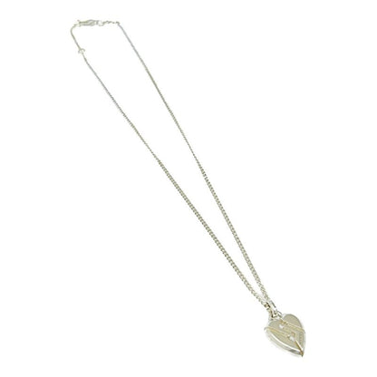 Gucci Silver Knot Heart Necklace 10.9g 925 Engraved 304928 Necklace