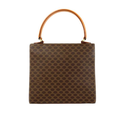 Celine Vintage Ring Macadam Blason Triomphe All Over Pattern Leather — view 4