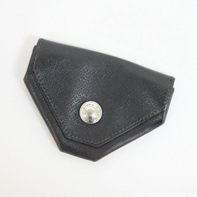 Hermes Levain Quatre Black Silver Courchevel C Carved Shoulder Bag X