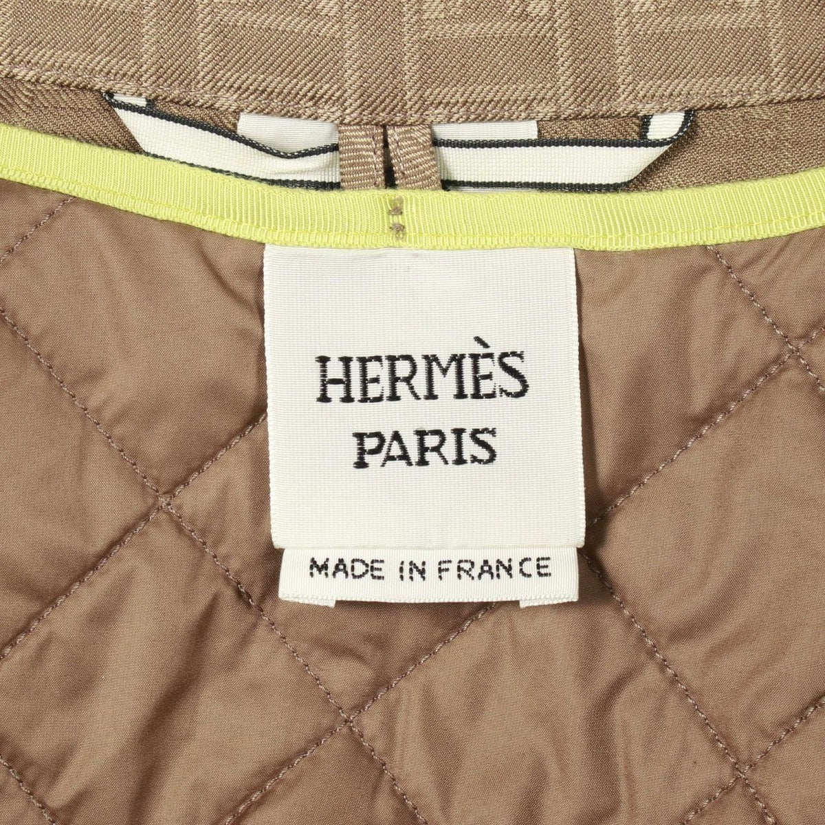 Hermes Mosaic Motif Coat — view 3
