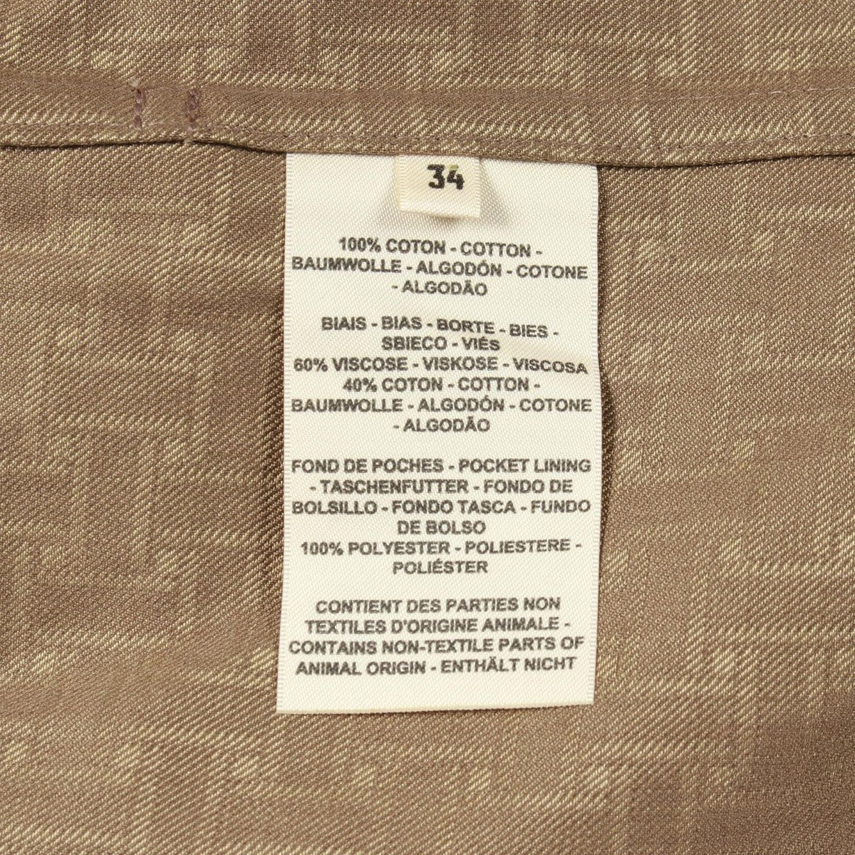 Hermes Mosaic Motif Coat — view 4