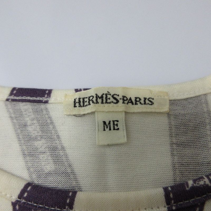 Good Hermes Margiela Period Bordic Ribbon Short Sleeve T-Shirt Cut and Sewn