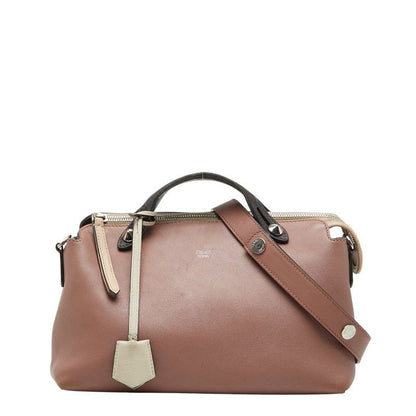 Fendi by the Way 2-Way Shoulder Bag Pink Leather