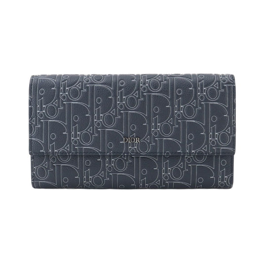 Dior Line Long Flap Wallet Bifold