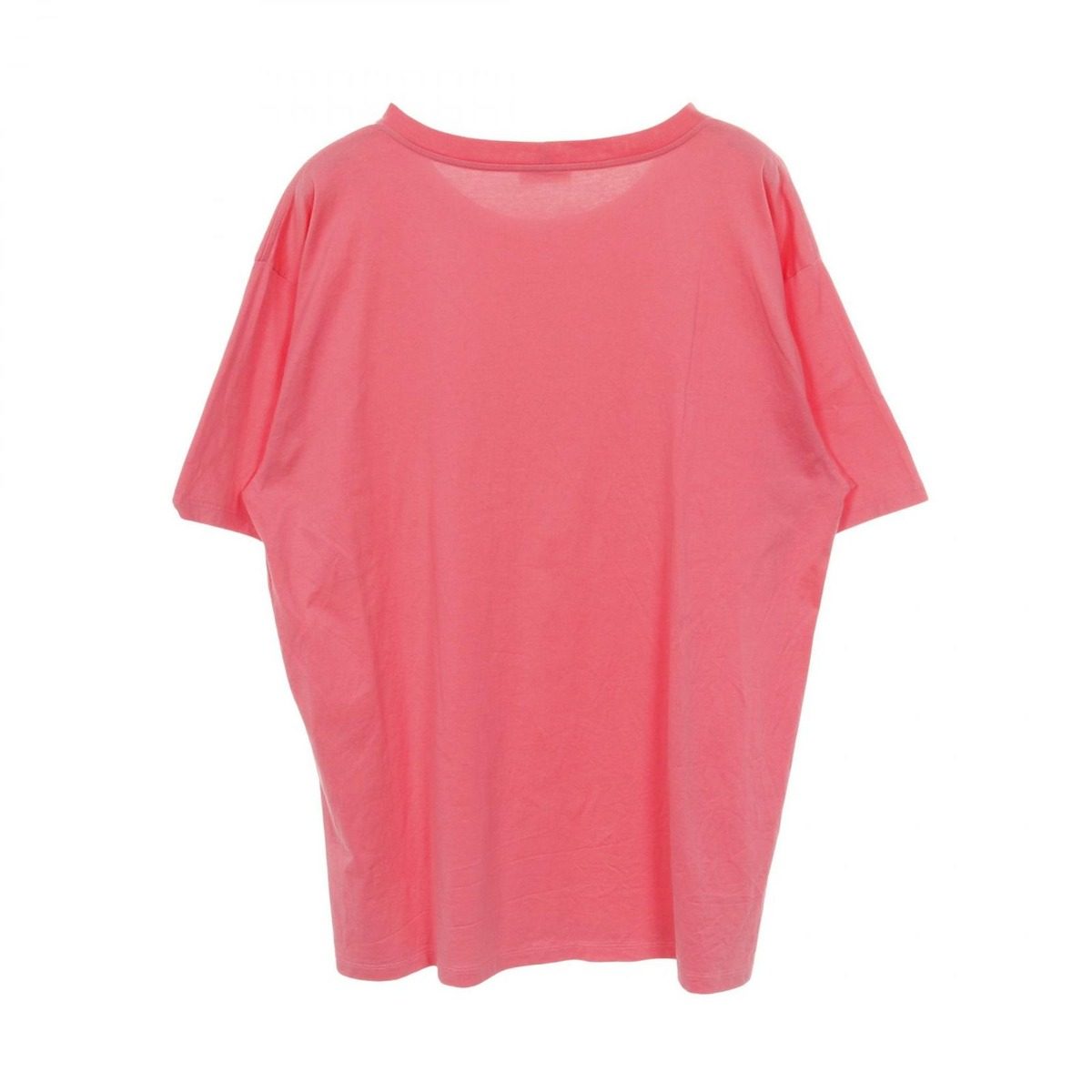 Celine Cut Soles Pink Cotton T-Shirt — view 2