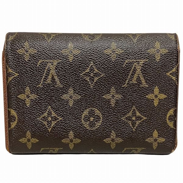 Louis Vuitton Monogram Porte Trésor Etui Chequier M61200 Trifold Wallet Unisex