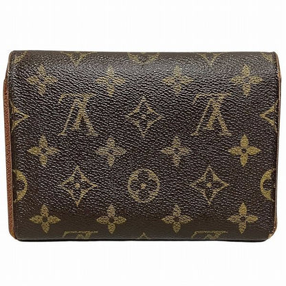 Louis Vuitton Monogram Porte Trésor Etui Chequier M61200 Trifold Wallet Unisex