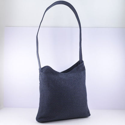 Hermes Sac Depinsage Canvas Blue Unisex Shoulder Bag