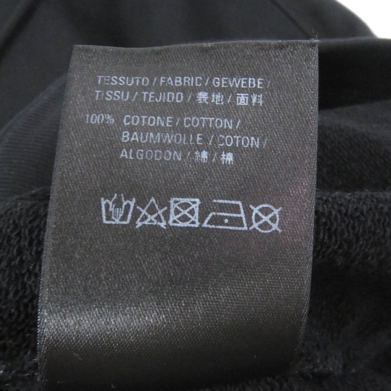 Balenciaga 2021 600583 Campaign Logo Print Oversized Pullover Hoodie Black XXS